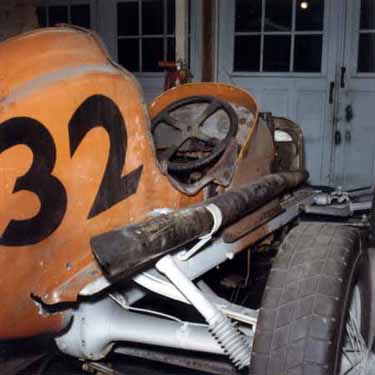 Racing Magneto  Auto on Close Ups Of Car As It Was Received  Prior To Restoration